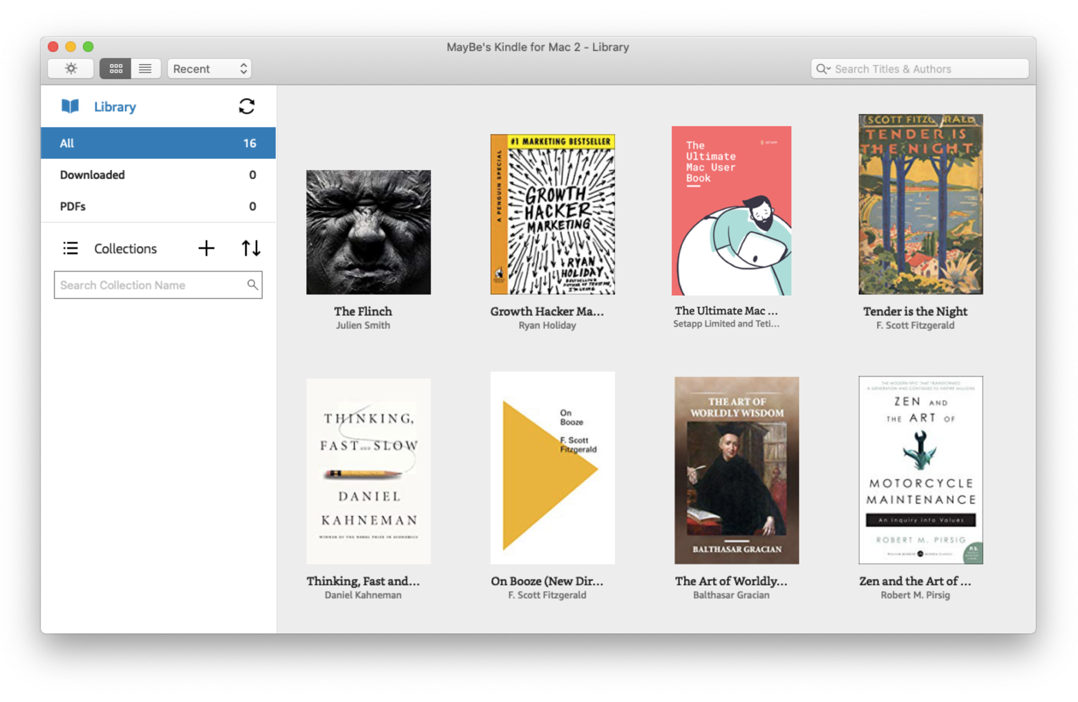 remove books from my kindle for mac library?